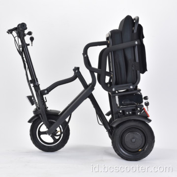 Skuter E-Scooter Handicapped Off-Road dengan Handbrake